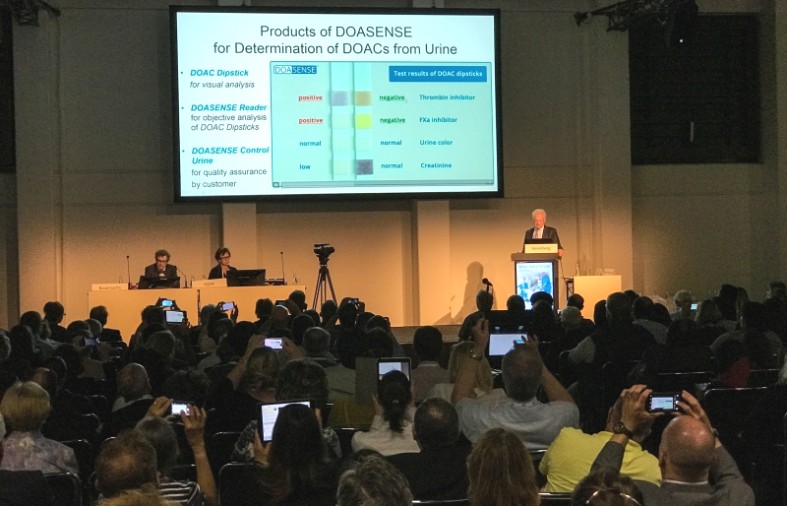 Scientific sesssion on DOASENSE urine test Presentation on DOAC Dipstick